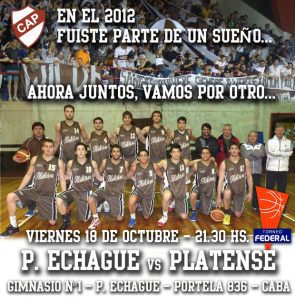 afiche Echague Platense