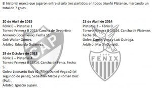 PLATENSE VS FENIXal2015