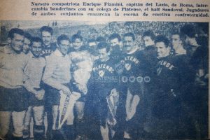 intercambio banderín Lazio