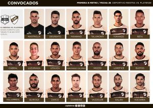 Convocados Deportivo Riestra vs Platense Fecha 26