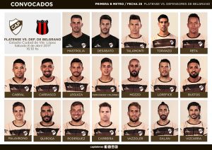 Convocados ante Defe fecha 25